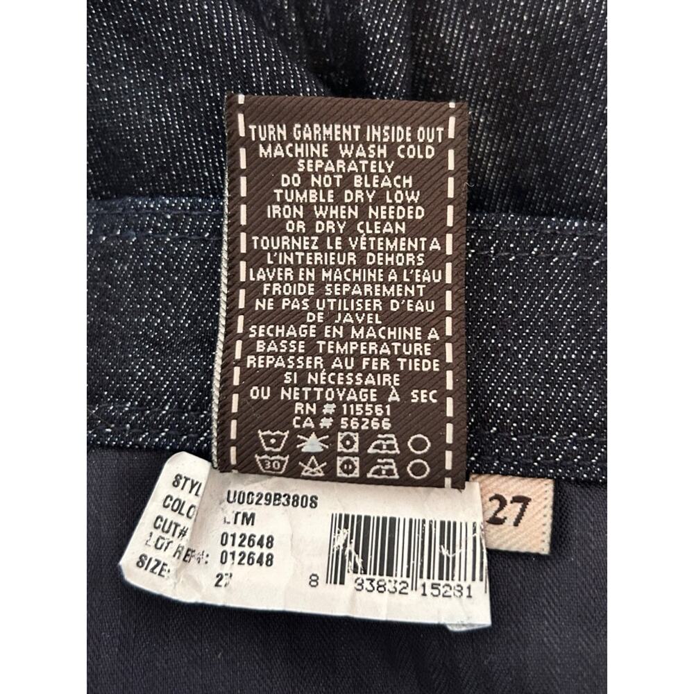 Seven For All Mankind Bell Bottom Jeans Size 27 Dark Wash NWT - Picture 10 of 10